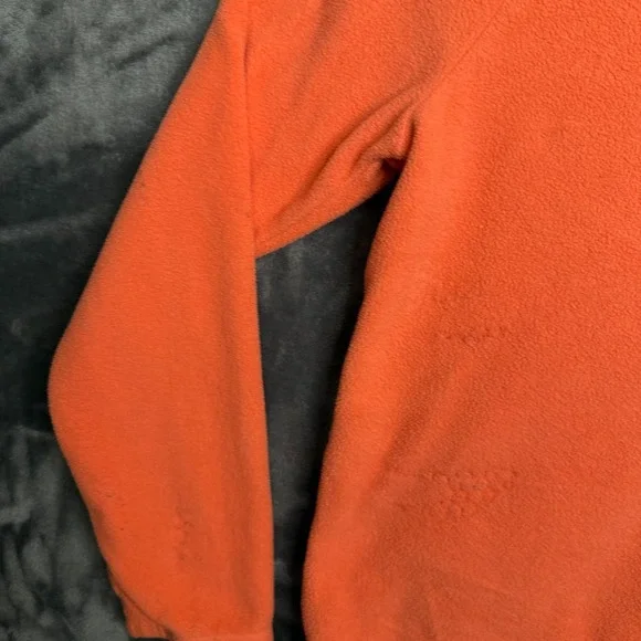 Patagonia Womens Orange Classic Microdini Fleece Jacket Size Small - Picture 15 of 16